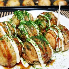 お好み焼き粉でつくるたこ焼き レシピ 作り方 By の1970 楽天レシピ お好み焼き粉でつくるたこ焼き レシピ 作り方 By の1970 楽天レシピ
